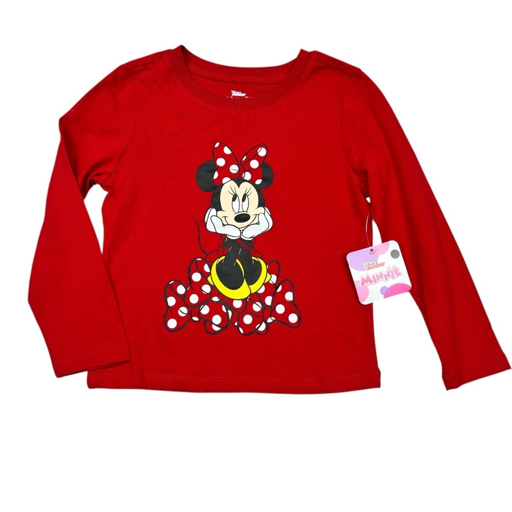 Disney Minnie Mouse Red Long Sleeve Shirt